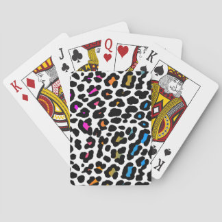 Jeu De Cartes Corey Tiger 80s Vintage Néon Léopard