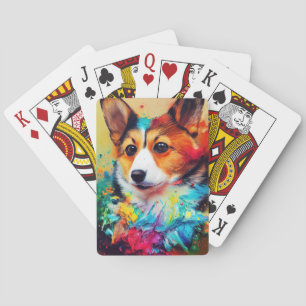 Jeu De Cartes Corgi chien animal animal familier adorable compag