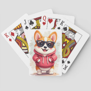 Jeu De Cartes Corgi Mignon Kawaii Chien