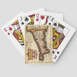 Jeu De Cartes Cornwall, Cornwaile Comté Angleterre Carte Antiqua