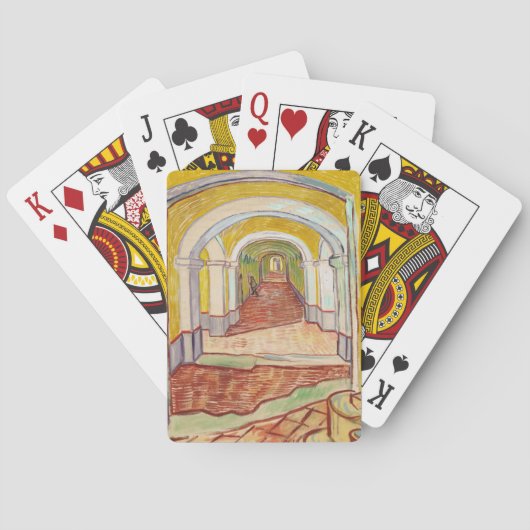 Jeu De Cartes Corridor de l'asile (par Vincent van Gogh) (dos)