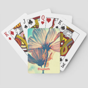 Jeu De Cartes Cosmos rose Nom de la fleur