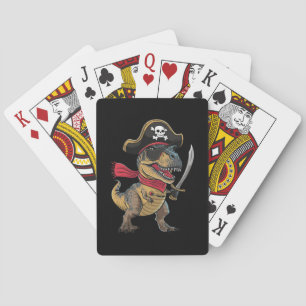 Jeu De Cartes Costume de dinosaure pirate T-Rex drôle d'Hallowee