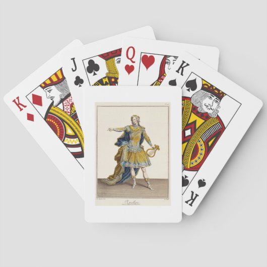 Jeu De Cartes Costume pour Apollo dans l'opéra "Phaethon", (dos)