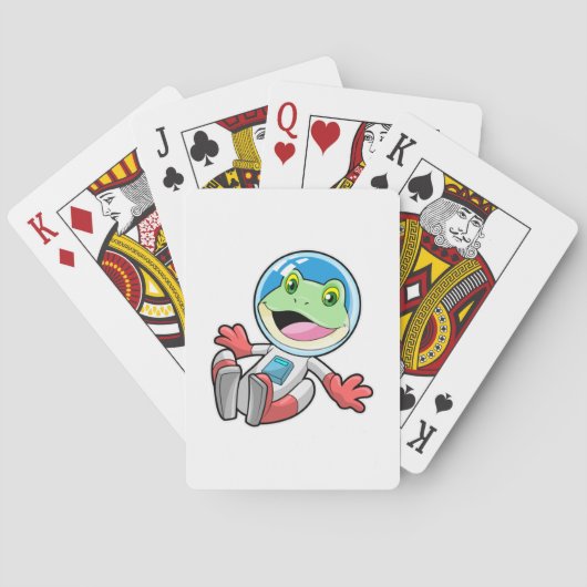Jeu De Cartes Costume spatial de l'astronaute de grenouille (dos)