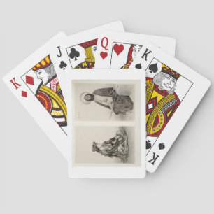 Jeu De Cartes Costumes de Bakou, Côte Caspienne, assiette 35 d'u