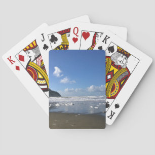 Jeu De Cartes Côte balnéaire en hiver, Côte de l'Oregon