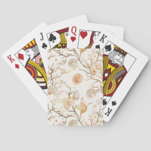 Jeu De Cartes Côtière rustique - Coquillages, Starfish, Reef (14