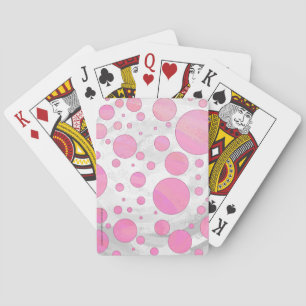 Jeu De Cartes Cotton Candy Pink Polka Dot