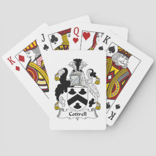 Jeu De Cartes Cottrell Family Crest