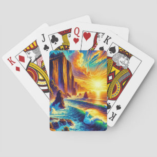 Jeu De Cartes Coucher de soleil