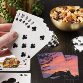 Jeu De Cartes coucher de soleil (In Situ)