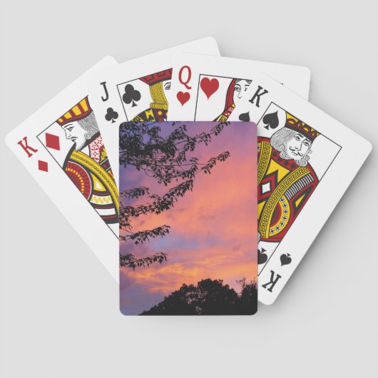 Jeu De Cartes coucher de soleil (dos)