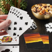 Jeu De Cartes Coucher de soleil (In Situ)