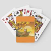 Jeu De Cartes Coucher de soleil de l'ours Brown (dos)