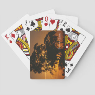 Jeu De Cartes Coucher de soleil de Savannah