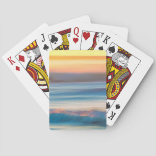 Jeu De Cartes Coucher de soleil et océan Parc d'État de Cape D
