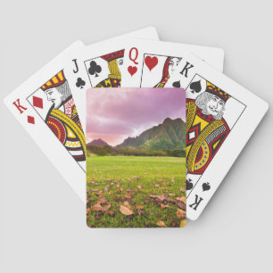 Jeu De Cartes Coucher de soleil jurassique