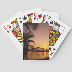 Jeu De Cartes Coucher de soleil sur la baie d'Anaeho'omalu, Big 