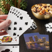 Jeu De Cartes Coucher de soleil sur la Grand River (In Situ)
