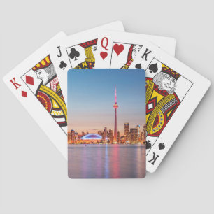 Jeu De Cartes Coucher de soleil sur la skyline de Toronto