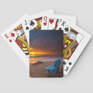 Jeu De Cartes Coucher de soleil sur l'océan Pacifique