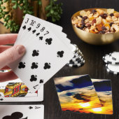 Jeu De Cartes Coucher du soleil (In Situ)