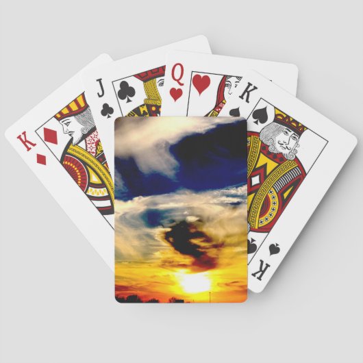Jeu De Cartes Coucher du soleil (dos)
