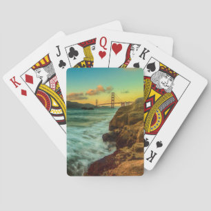 Jeu De Cartes Coucher du soleil à la plage de Baker