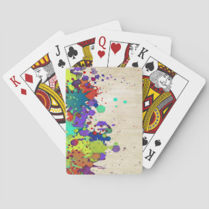 Jeu De Cartes COULEUR FUNNY SPLASH I + votre backgr. & idées