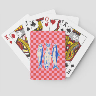 Jeu De Cartes Couleur Saumon Rose Pop