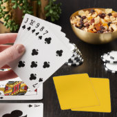 Jeu De Cartes Couleur uni jaune soleil (In Situ)