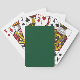 Jeu De Cartes Couleur Verte