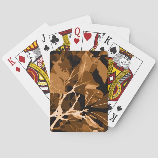 Jeu De Cartes Couleurs d'automne, feuille 6 (dos)