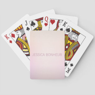 Jeu De Cartes Couleurs Douces Ombré Fondu