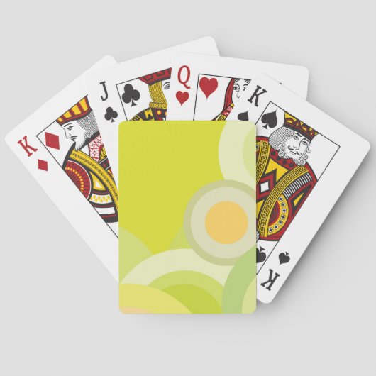 Jeu De Cartes Couleurs ensoleillées (dos)