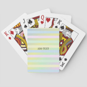 Jeu De Cartes Couleurs pastel arc-en-ciel