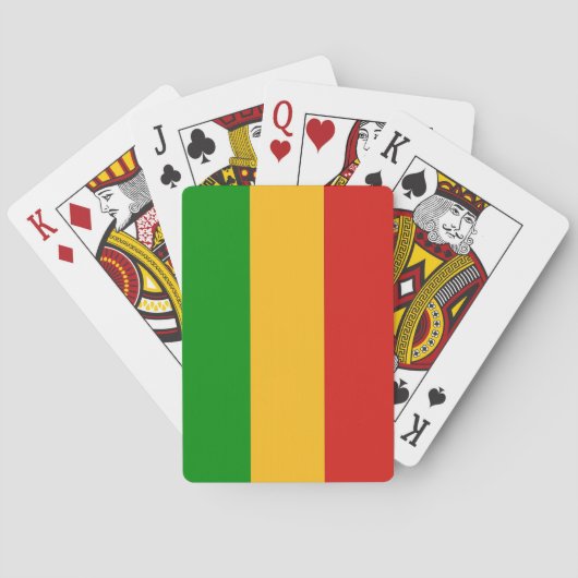 Jeu De Cartes COULEURS RASTAFARI + vos idées (dos)