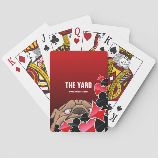 Jeu De Cartes Coup d'oeil de cartes de yard (dos)