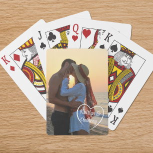 Jeu De Cartes Couple Amour Photo Personnalisé