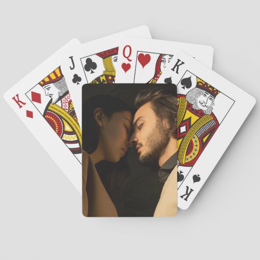 Jeu De Cartes Couple Anniversaire Couple photo Keepsaké (dos)