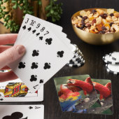 Jeu De Cartes Couple d'Ara rouge (In Situ)