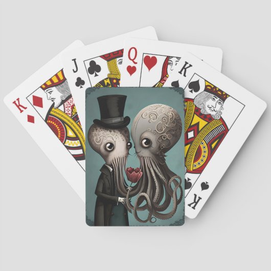 Jeu De Cartes Couple gothique d'Octopus (dos)