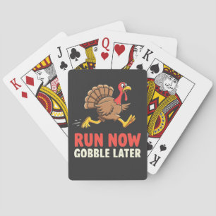 Jeu De Cartes Courez maintenant Gobble plus tard Turquie coureur