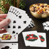 Jeu De Cartes Couronne de fête pour Noël Classique (In Situ)