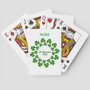 Jeu De Cartes Couronne de la Fête de la Saint-Patrick Thunder_Co
