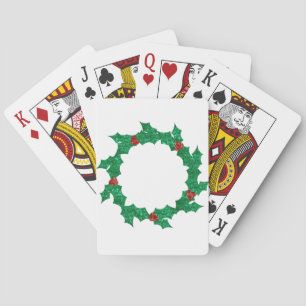 Jeu De Cartes couronne saint de noël