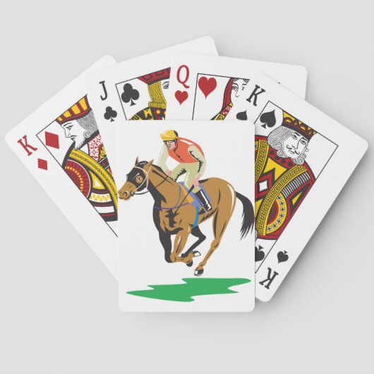 Jeu De Cartes Course à cheval (dos)
