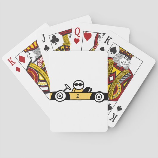 Jeu De Cartes Course automobile, course automobile (dos)