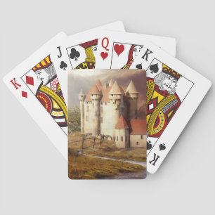 Jeu De Cartes Courte médiévale du château